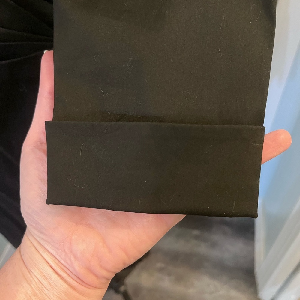 Lafayette 148 Black Dolly Wrap 3/4 Sleeve Dress - Picture 4 of 7